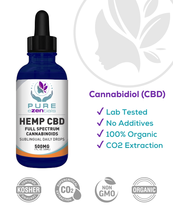 500MG CBD Oil, Full Spectrum CBD, Lab Tested